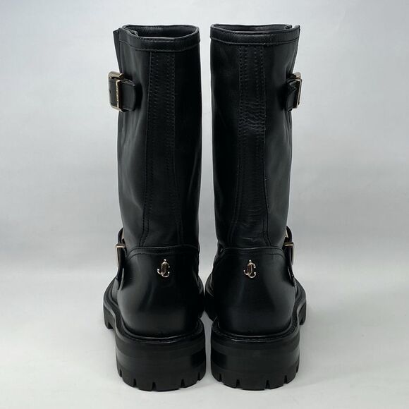 Jimmy Choo Double Buckle Moto Boots size 36 - Picture 8 of 15